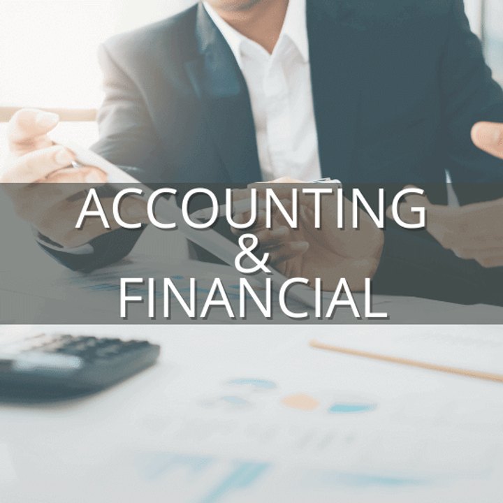 Accountant reviewing financial figures